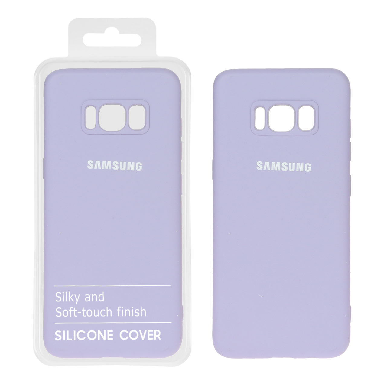 قاب نیو سیلیکون محافظ لنزدار RFF مدل Samsung S8 - یاسی کد 6 (پک دار)